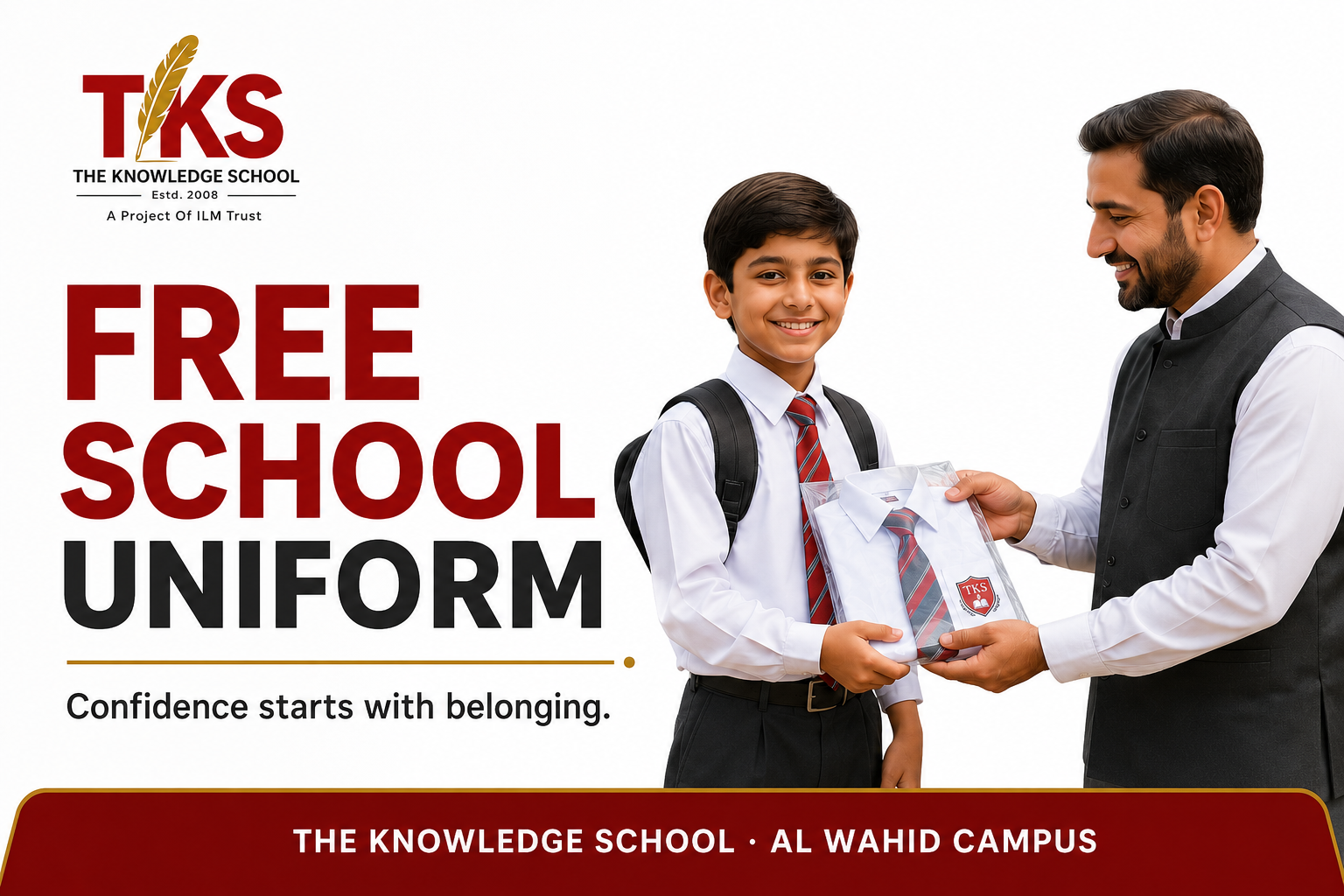 Free school uniform support